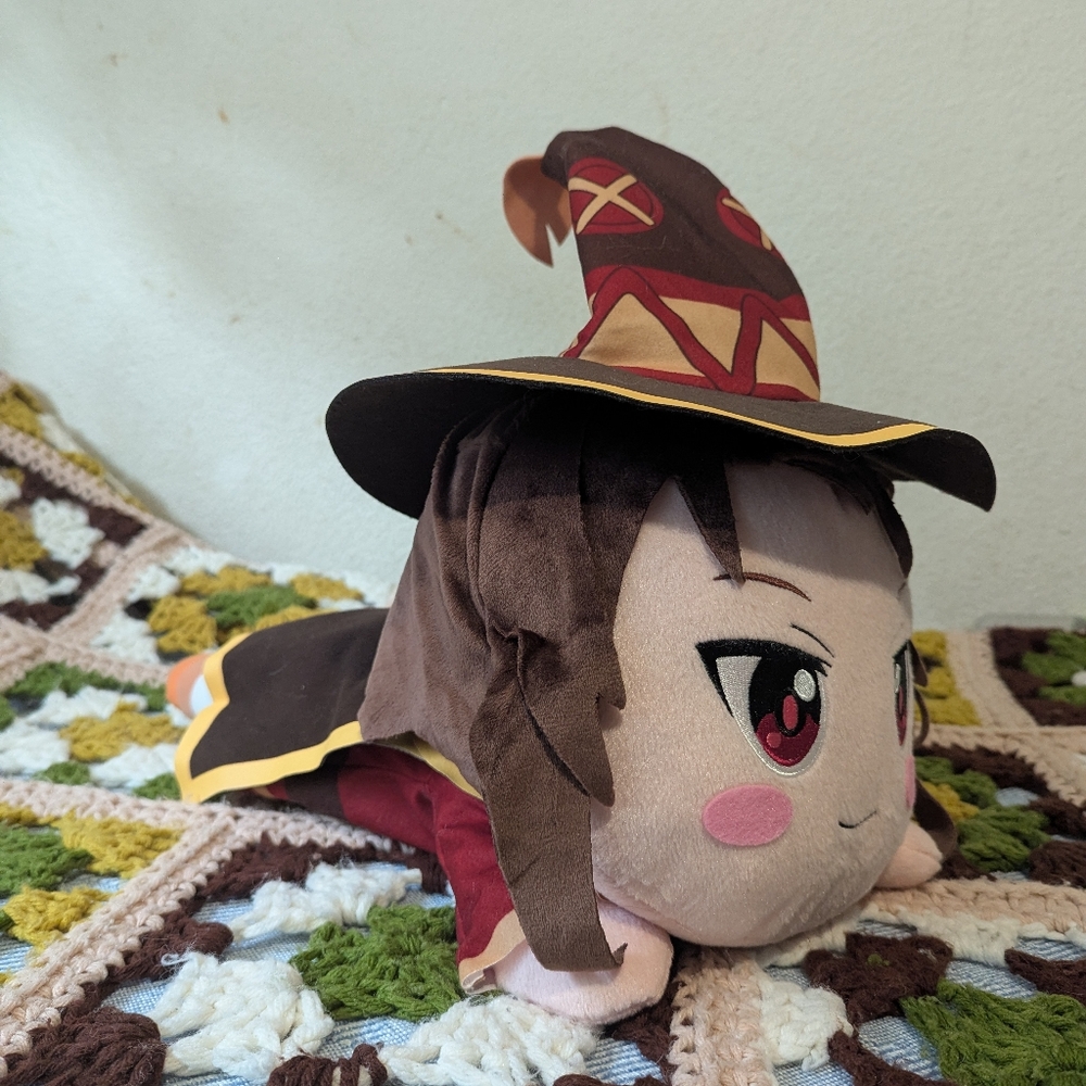 KonoSuba - Megumin Mega Jumbo 15" Stuffed Plush Toy Flying Wizard Anime Girl
